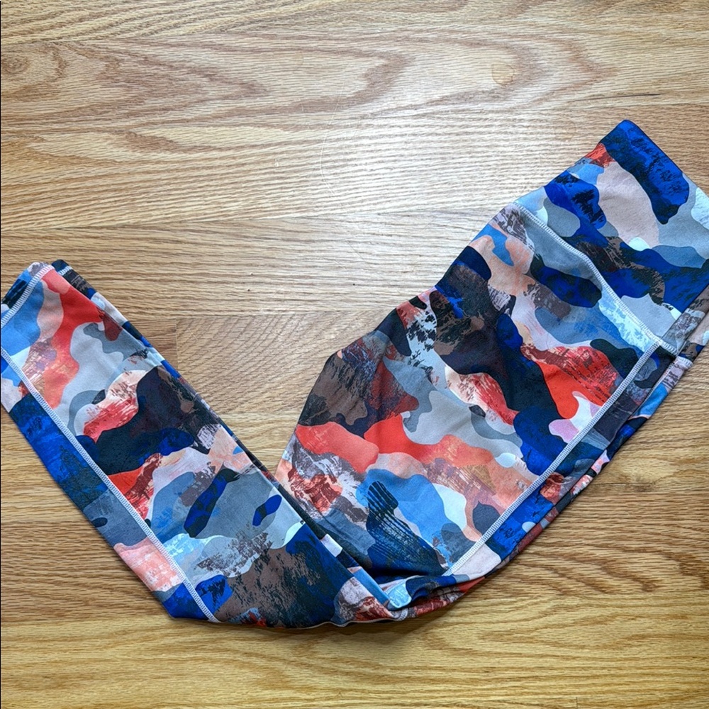 Fabletics Multicolor Camo Leggings